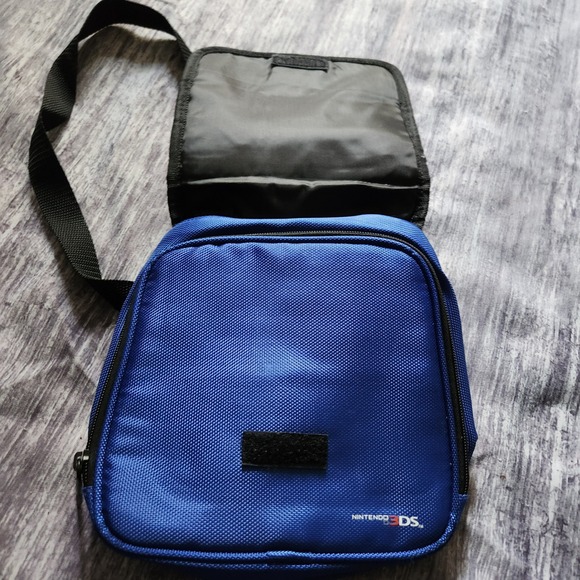 Nintendo‎ DS Blue Messenger Bag Crossbody Case Travel Shoulder Bag - Picture 7 of 10